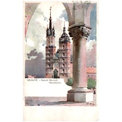 Kraków - Kościół Maryacki. Marienkirche.
