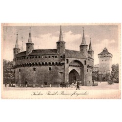 Kraków. Rondel i Brama floryańska.
