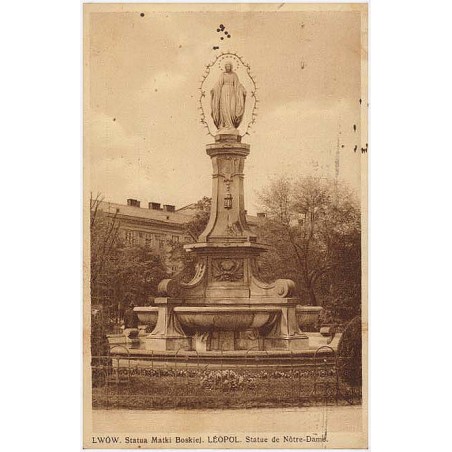 Lwów. Statua Matki Boskiej. Léopol. Statue de Nôtre-Dame