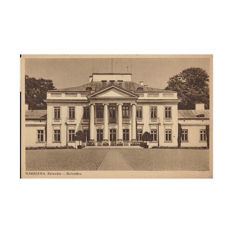 Warszawa. Belweder - Belvédère