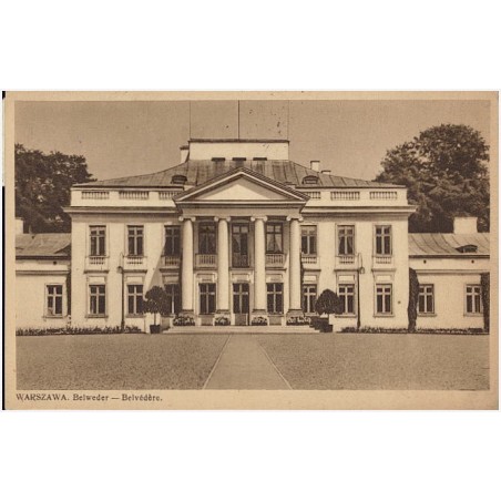 Warszawa. Belweder - Belvédère