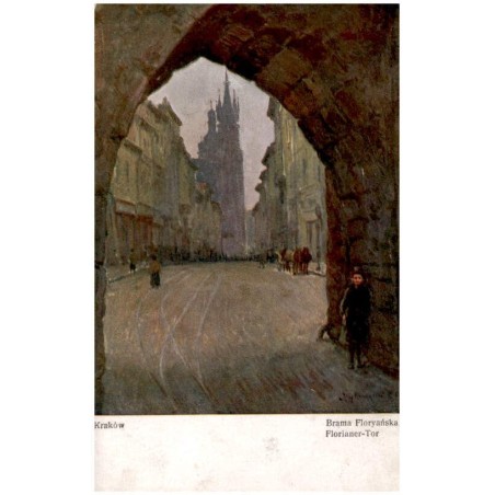 Kraków. Brama Floryańska. Florianer-Tor