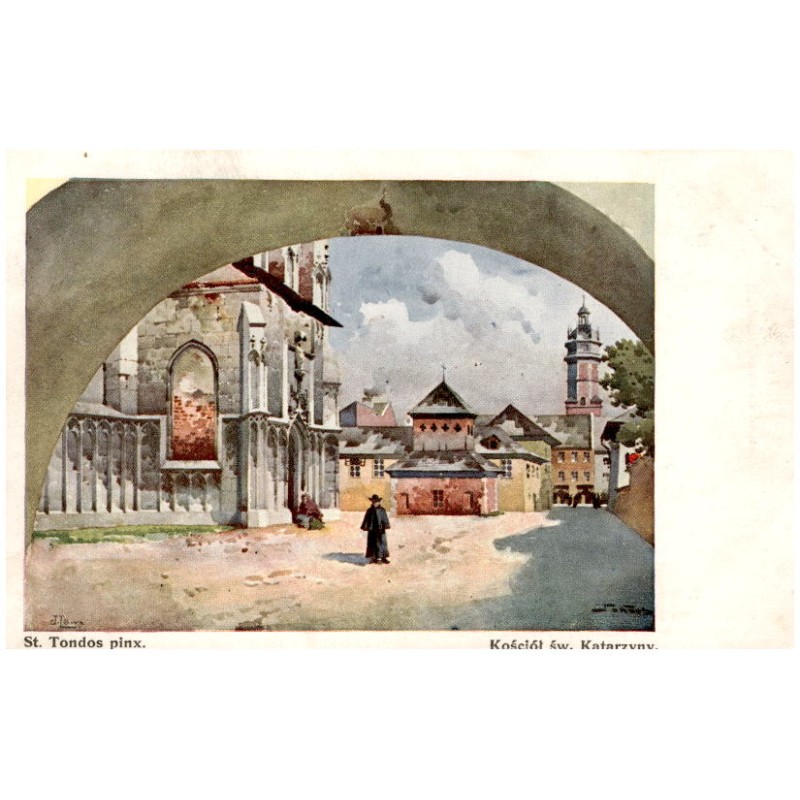St. Tondos. pinx. Kościół św. Katarzyny.