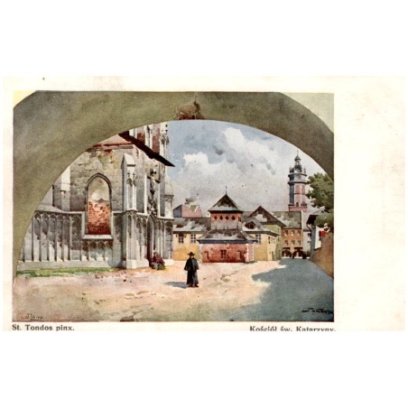 St. Tondos. pinx. Kościół św. Katarzyny.