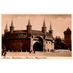 Kraków: Barbakan i Brama Florjańska.