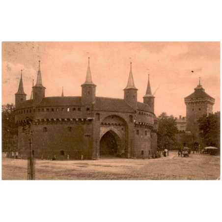 Kraków. Rondel i Brama Floryańska