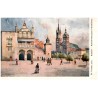 St. Tondos. pinx. Kraków - Kościół Maryacki i Sukiennice.