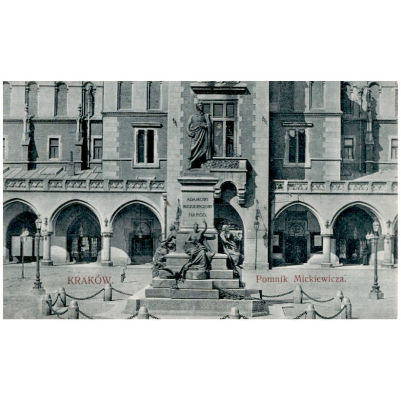 Kraków. Pomnik Mickiewicza.