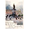 Pomnik Adama Mickiewicza w Krakowie. Monument de Mickiewicz à Cracovie.