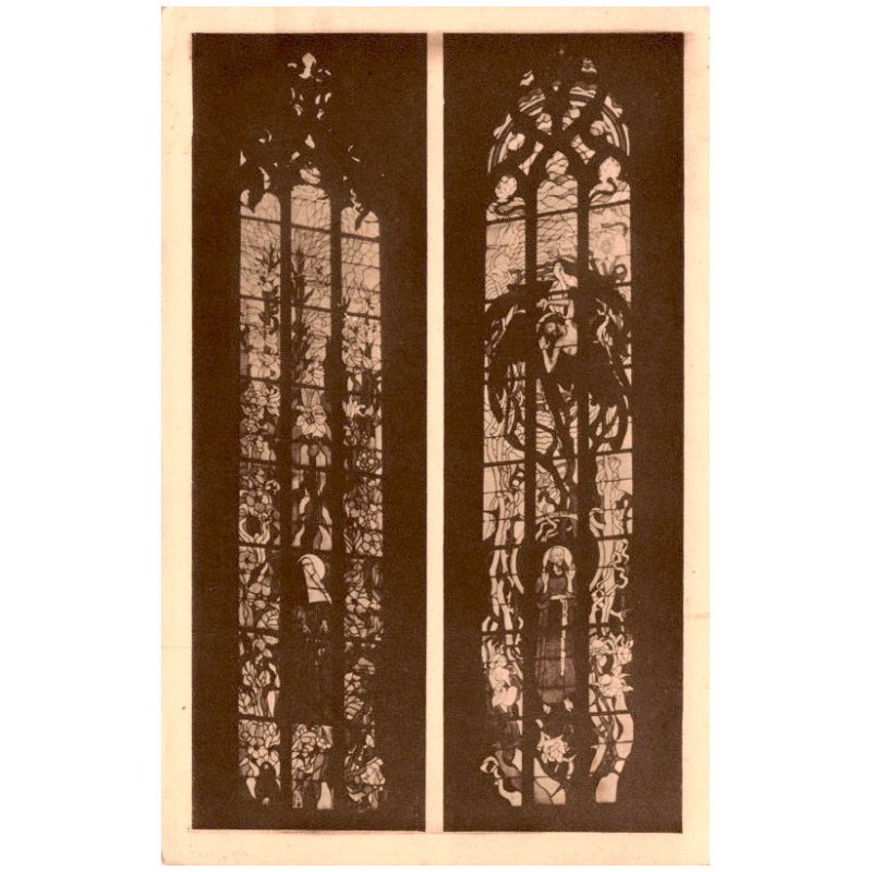Kościół OO. Franciszkanów w Krakowie. Witraże: "św. Franciszek i bł. Salomea". (Wyspiański).