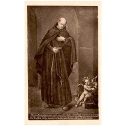 Kraków. Portret "Sługi Bożego", zmarłego w opinji świątobliwości O. Sebastjana Wolickiego, Reformata, zm. 1732 w kościele OO. Re