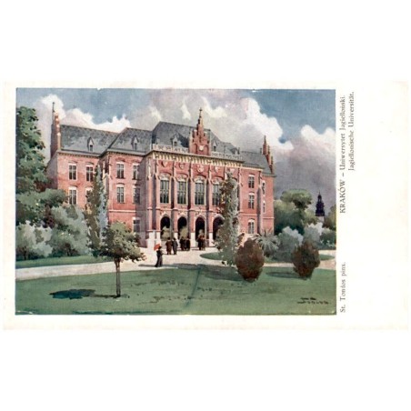 St. Tondos. pinx. Kraków - Uniwersytet Jagielloński. Jagiellonische Universität.