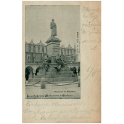 Pomnik Adama Mickiewicza w Krakowie. Monument de Mickiewicz.