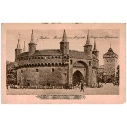 Kraków. Rondel i brama floryańska. Bastei und Florianertor.