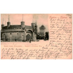 Kraków - Krakau. Rondel bramy Floryańskiej. Rondell u. Florianer Thor