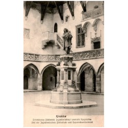 Kraków. Dziedziniec Biblioteki Jagiellońskiej i pomnik Kopernika. Hof der Jagiellonischen Bibliothek und Kopernikusdenkmal