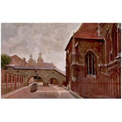 Kraków. Ul. Skałeczna i Kościół Sw. Katarzyny. Skałeczna-Gasse u. S. Katerina-Kirche