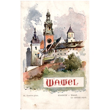 St. Tondos pinx. Kraków - Wawel. Le château royal.