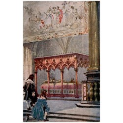 Sarkofag Władysława Warneńczyka. Sarkophag des Königs Ladislaus III. Tombeau de Ladislas III. (tué a Warna). St. Tondos i W. Kos