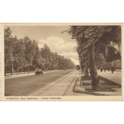 Warszawa. Aleja Ujazdowska. - Avenue Ujazdowska