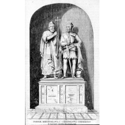 Pomnik Mieczysława I i Bolesława Chrobrego w Kaplicy Złotej w Poznaniu / "POMNIK MIECZYSŁAWA I I BOLESŁAWA CHROBREGO W KAPLICY Z