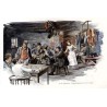 Karkonosze / [1] "In der Führerstube. Originalzeichnung von Fritz Gehrke." [2] "Umgeworfen. Originalzeichnung von Fritz Gehrke.