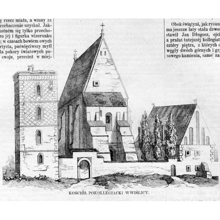 Kościół pokollegiacki w Wiślicy / "KOŚCIÓŁ POKOLLEGIACKI W WIŚLICY."