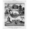 "BIAŁA zwana Radziwiłłowską lub Podlaską [...]. 1. Pawilon zamku Radziwiłłowskiego. 2. Kapliczka zamkowa. 3. Baszta strażnicza.