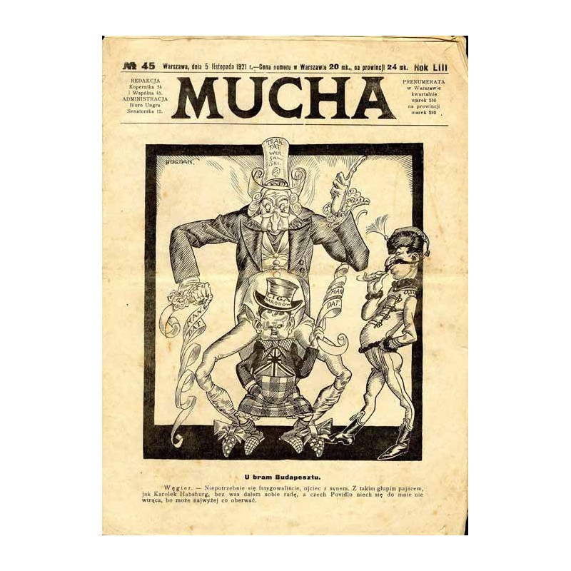 Mucha. R.53 (1921). Nr 45 (5 listopada 1921) / Karol Habsburg