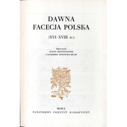 Dawna facecja polska (XVI-XVIII w.)
