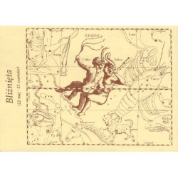 Znaki zodiaku. 13 kart pocztowych / wg rycin z Uranografii Jana Heweliusza