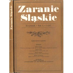 Zaranie Śląskie. Kwartalnik. R. 50 (1987). Z. 1-2 / Profesor Henryk Borek ( 13 I 1929 - 6 XII 1986) (nekrolog) / 
- W rocznicę