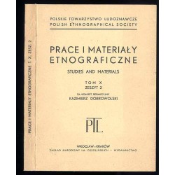 Prace i Materiały Etnograficzne. T.10 (1957). Z.2