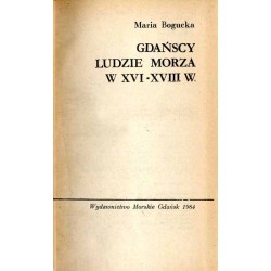 Gdańscy ludzie morza w XVI-XVIII w.