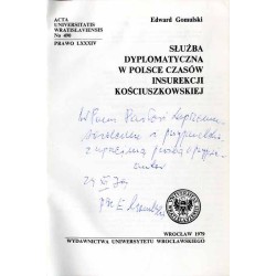 Służba dyplomatyczna w Polsce czasów Insurekcji Kościuszkowskiej