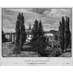 Zamek w Nowomalinie. Własność ś. p. Oskara Sosnowskiego. 7434 / "ZAMEK W NOWOMALINIE. WŁASNOŚĆ Ś. P. OSKARA SOSNOWSKIEGO. 7434"