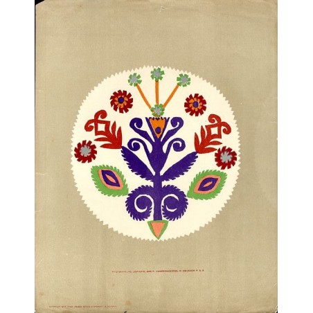 Wycinanka Księstwo Łowickie, dar p. Niemirowskiego w zbiorach P. S. S." / "WYCINANKA KS. ŁOWICKIE, DAR P. NIEMIROWSKIEGO W Z