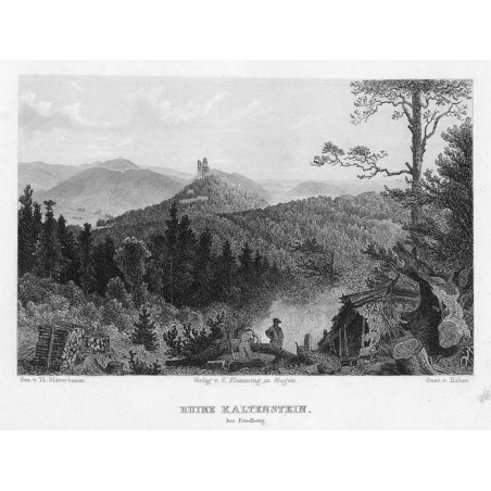 Ruine Kaltenstein bei Friedberg / "RUINE KALTENSTEIN. bei Friedberg."