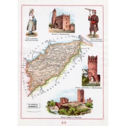 69 Pow. Sandomierski Gub. Radomskiej / "69 POW. SANDOMIERSKI GUB. RADOMSKIEJ Typ z powiatu sandomierskiego. Ratusz w Sandomierzu