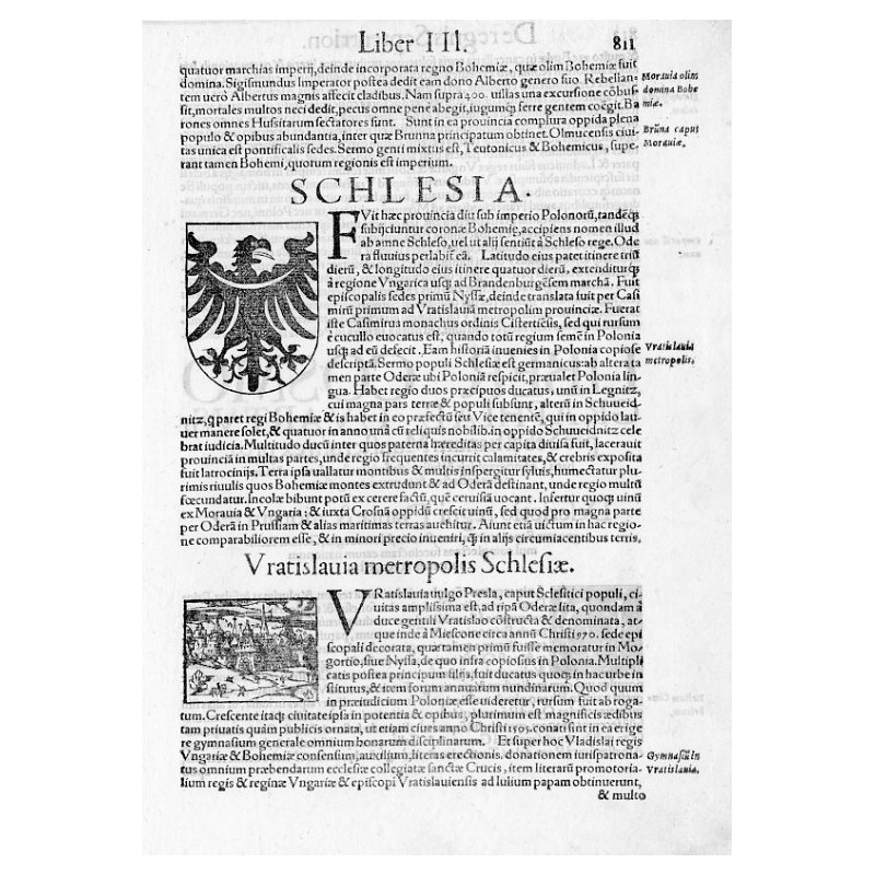 [1] "Schlesia" [2] "Vratislauia metropolis Schlesiae"