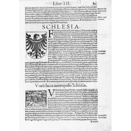 [1] "Schlesia" [2] "Vratislauia metropolis Schlesiae"