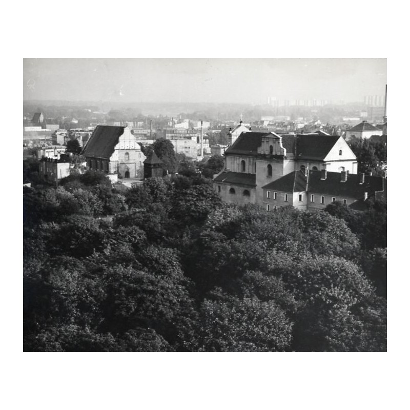 "Poznań Wzgórze św. Wojciecha Widok ogólny fot. L. Surowiec 71-1108 32027/1 Barwne"
