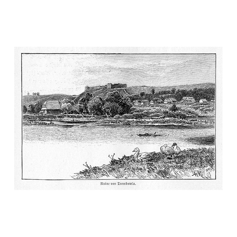 "Ruine von Trembowla."
