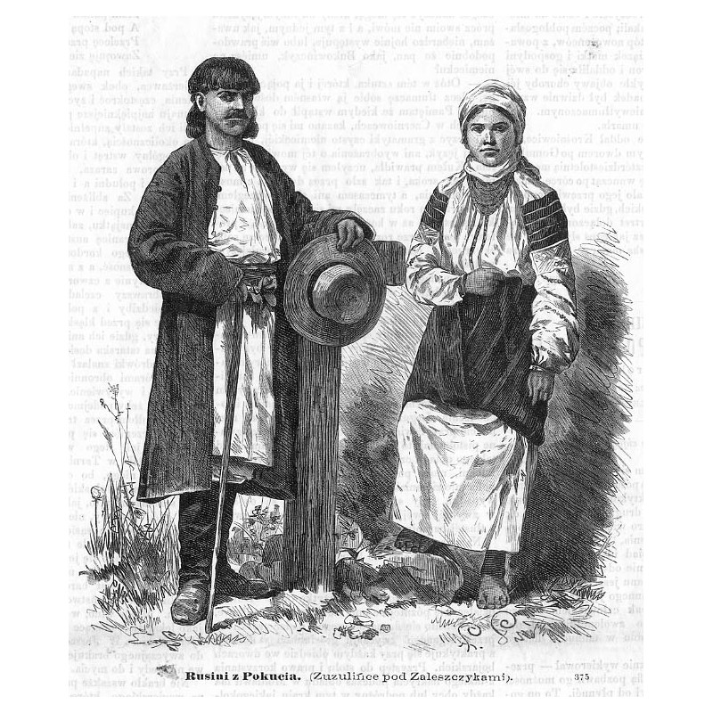 "Rusini z Pokucia. (Zuzulińce pod Zaleszczykami). 375"