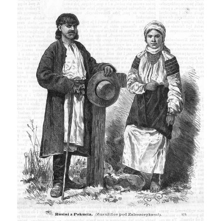 "Rusini z Pokucia. (Zuzulińce pod Zaleszczykami). 375"