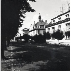 "Wronki Fragment miasteczka (Urząd miasta i gminy) fot. J. Siudecki 68-460 59333 barwne."