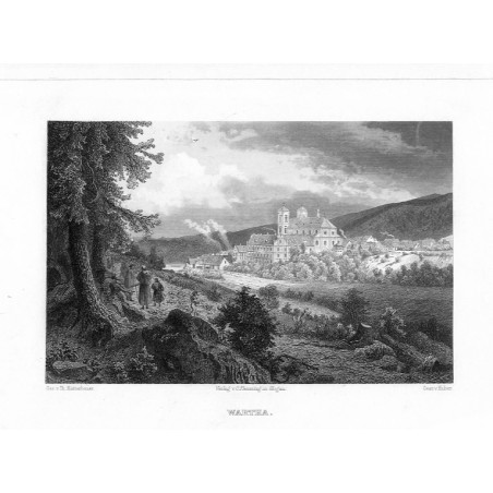 Bardo. Panorama miasta / "WARTHA."