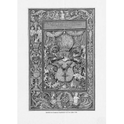 "Titelbild des Troppauer Landbuches aus dem Jahre 1523." / "Titelbild des Troppauer Landbuches aus dem Jahre 1523, mit dem Wappe