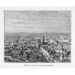 "Breslau. - Vue prise de l'eglise Sainte-Élisabeth."