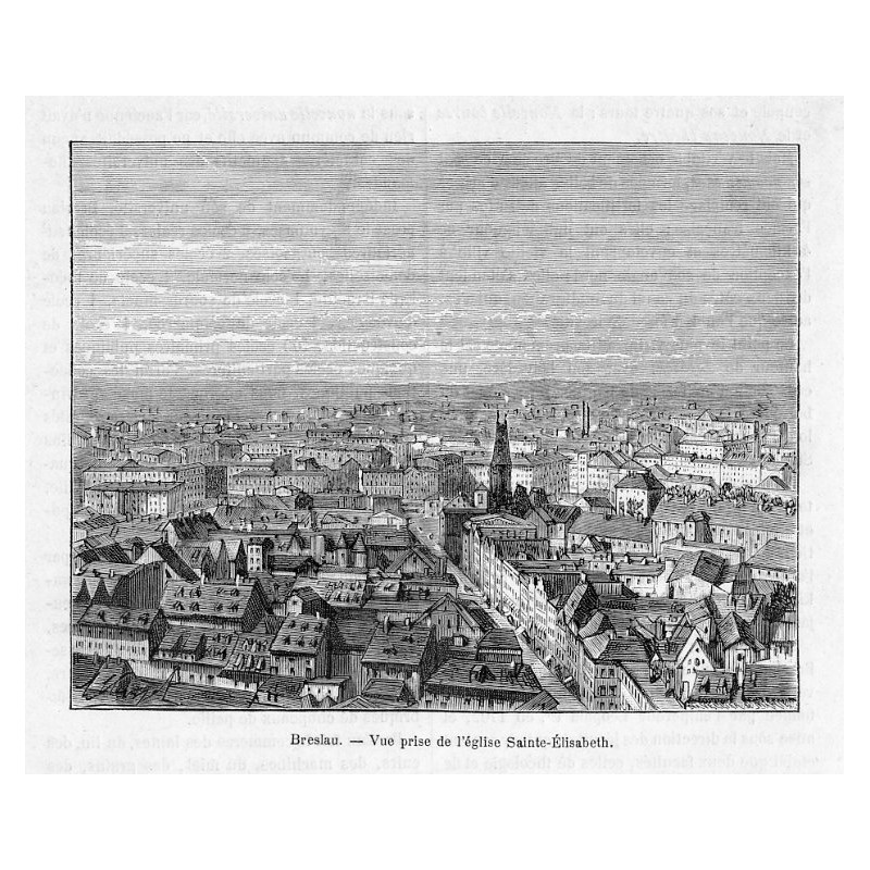 "Breslau. - Vue prise de l'eglise Sainte-Élisabeth."